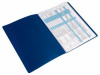 папка с 40 прозр.вклад. бюрократ economy -ec40blue a4 пластик 0.4мм синий