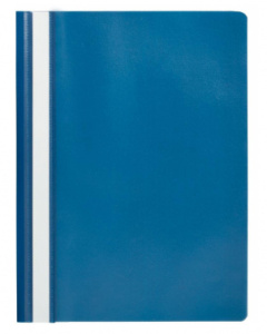 папка-скоросшиватель 875568 a4 пластик синий (упак.:10шт)