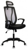 Кресло руководителя Бюрократ MC-411-H/26-28 черный TW-01 сиденье черный 26-28 сетка/ткань
