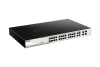 d-link dgs-1210-28mp/f3a, proj l2 smart switch with 24 10/100/1000base-t ports and 4 1000base-t/sfp combo-ports (24 poe ports 802.3af/802.3at (30 w),