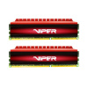 PV416G373C7K Модуль памяти PATRIOT Viper 4 Gaming DDR4 Общий объём памяти 16Гб Module capacity 8Гб Количество 2 3733 МГц Множитель частоты шины 17 1.35 В черный /