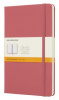 блокнот moleskine classic qp060d11 large 130х210мм 240стр. линейка твердая обложка розовый