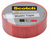 клейкая лента декоративная 3m scotch washi 7000048138 полоски шир.15мм дл.10м