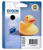 картридж струйный epson t0551 c13t05514010 черный (8мл) для epson r240/rx420/rx520