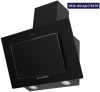 Elf Push 60 Glass Black ВЫТЯЖКА HOMSAir Elf Push 60 Glass Black/ наклонная, подвесная, кнопочное управление, 3 скорости, 650 м3/ч,до 25 м2, 47 Дб, светодиодное