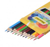 карандаши цв. silwerhof 134218-12 солнечная коллекция 2.8мм шестигран. дерево ассорти 12цв. коробка/европод.