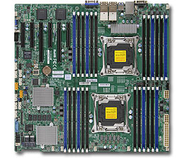 Материнская Плата SuperMicro MBD-X10DRC-LN4+-O Soc-2011 iC612 EEATX 24xDDR4 10xSATA3 SATA RAID iI350 4xGgbEth Ret