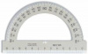 транспортир koh-i-noor 074623900000ru пластик дл.12см дымчатый полукруглый