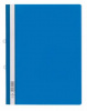 папка-скоросшиватель durable 2580-06 прозрач.верх.лист боков.перф. пластик синий