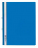папка-скоросшиватель durable 2580-06 прозрач.верх.лист боков.перф. пластик синий