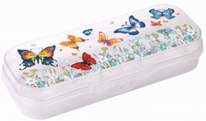 пенал стамм пн100 бабочки 1отд. 43x217x90мм пластик