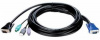 кабель kvm 3m kvm-402 d-link