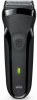 81704124 Бритва сетчатая Braun 301s black+чехол реж.эл.:3 питан.:аккум. черный