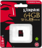 Флеш карта microSDXC 64Gb Class10 Kingston SDCR/64GBSP Canvas React w/o adapter