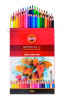 карандаши цв. koh-i-noor mondeluz 3719036001kzru акварель. шестигран. 36цв. коробка/европод.