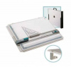 чертежная доска hebel maul profi plus 6136356 a3 в компл.:пластиковый кейс