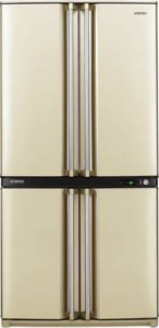 Холодильник Sharp SJ-F95STBE бежевый (двухкамерный)