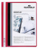 папка-скоросшиватель durable duraplus 2579-03 a4+ прозрач.верх.лист карман пластик красный