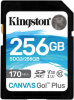 SDG3/256GB Карта памяти Kingston 256GB SDXC Canvas Go Plus 170R C10 UHS-I U3 V30