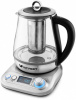 Чайник электрический Kitfort КТ-646 1.5л. 1300Вт серебристый (корпус: нержавеющая сталь/стекло)