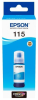 c13t07d24a контейнер с чернилами epson 115 ecotank cyan ink bottle