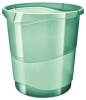 корзина для бумаг esselte 626290 круглая 14л. пластик зеленый
