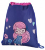 сумка для обуви hama pretty girl 00139114 синий/розовый 33x40см 1 отдел. б/карм. полиэстер