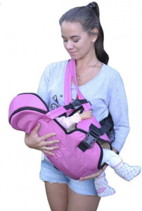 Удобный рюкзак-кенгуру Лежим и сидим