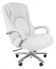 7015967 Офисное кресло Chairman 402 Россия кожа белая