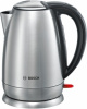 Чайник электрический Bosch TWK78A01 1.7л. 2200Вт черный/серебристый (корпус: нержавеющая сталь)