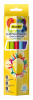 карандаши цветные silwerhof 134216-18 солнечная коллекция трехгранные d=3мм 18цв. коробка/европод.