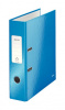 папка-регистратор leitz wow 10050036 a4 80мм голубой 180 градусов