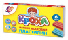 пластилин луч 12с 863-08 кроха 6цв. 90гр. стек картон.кор.
