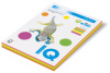 бумага iq color rb04 a4/80г/м2/200л./радуга неон (4цвета)