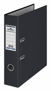 папка-регистратор durable 3210-01 a4 70мм бумвинил черный