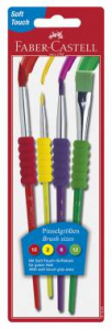 набор кистей faber-castell 481600 (наб.4шт)