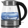 Чайник электрический Polaris PWK 1764CGL 1.7л. 2200Вт черный (корпус: пластик/стекло)