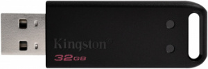 флеш диск kingston 32gb datatraveler dt 20 dt20/32gb usb2.0 черный