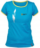 T-Shirt Blue Crack Woman