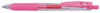 ручка гелев. zebra sarasa clip (14317) d=0.5мм розовые автоматическая сменный стержень линия 0.3мм резин. манжета розовый