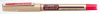 ручка роллер zebra zeb-roller be& dx7 (16083z) золотистый d=0.7мм красн. черн. одноразовая ручка игловидный пиш. наконечник линия 0.5мм