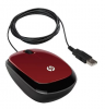 h6f01aa#abb мышь hp x1200 wired red mouse
