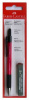 карандаш механический faber-castell grip matic 263425 0.5мм с ластиком/запасные стержни красный блистер