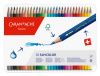 карандаши цв. carandache 1288.330 fancolor акварель. шестигран. дерево мет.кор. (30шт)