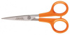 ножницы fiskars 1005153 micro-tip универсальные 130мм ручки пластиковые титановое покрытие нержавеющая сталь оранжевый