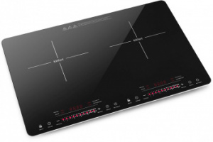 Плита Электрическая Kitfort КТ-128 черный стеклокерамика (настольная)