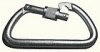 Ринг - Надежный карабин трапеция с жесткими ребрами кейлок