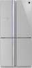 Холодильник Sharp SJ-FS97VSL серебристый (трехкамерный)
