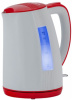Чайник электрический Polaris PWK 1790СL 1.7л. 2200Вт белый/красный (корпус: пластик)