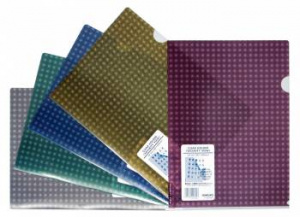 папка-уголок kokuyo security fu-ss750g a4 пластик 0.2мм зеленый